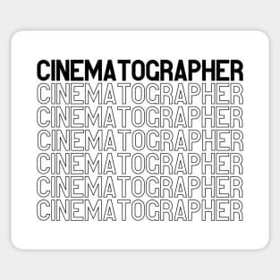 Cinematographer T Shirt design Sticker